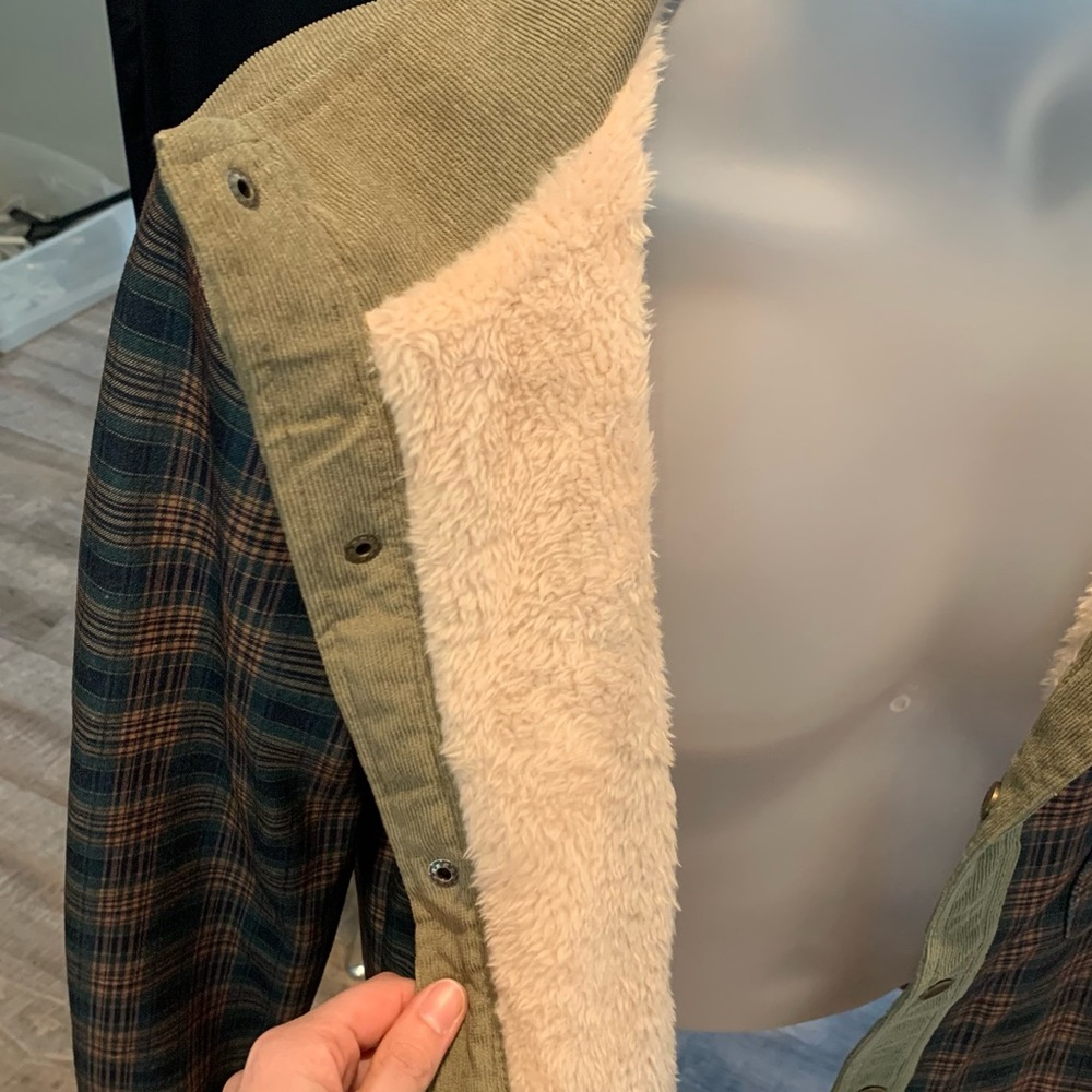 Nwot - Lined Collared Patterned Jacket - image 6